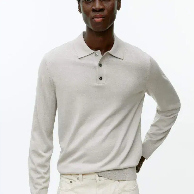 [SOLD OUT] 아르켓 메리노 울 폴로 니트 L사이즈