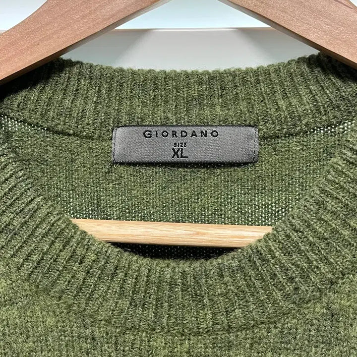 [BUNJANG] Giordano Lambswool Sweater Green XL / 지오다노 램스울 스웨터 그린 XL사이즈