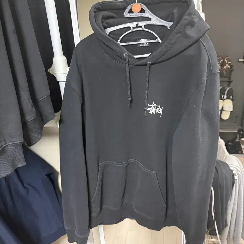 [BUNJANG] Stussy Basic Logo Hoodie / (XL) 스투시 베이직 로고 후드티