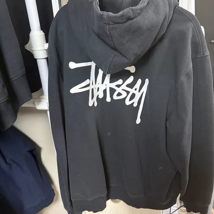 [BUNJANG] Stussy Basic Logo Hoodie / (XL) 스투시 베이직 로고 후드티