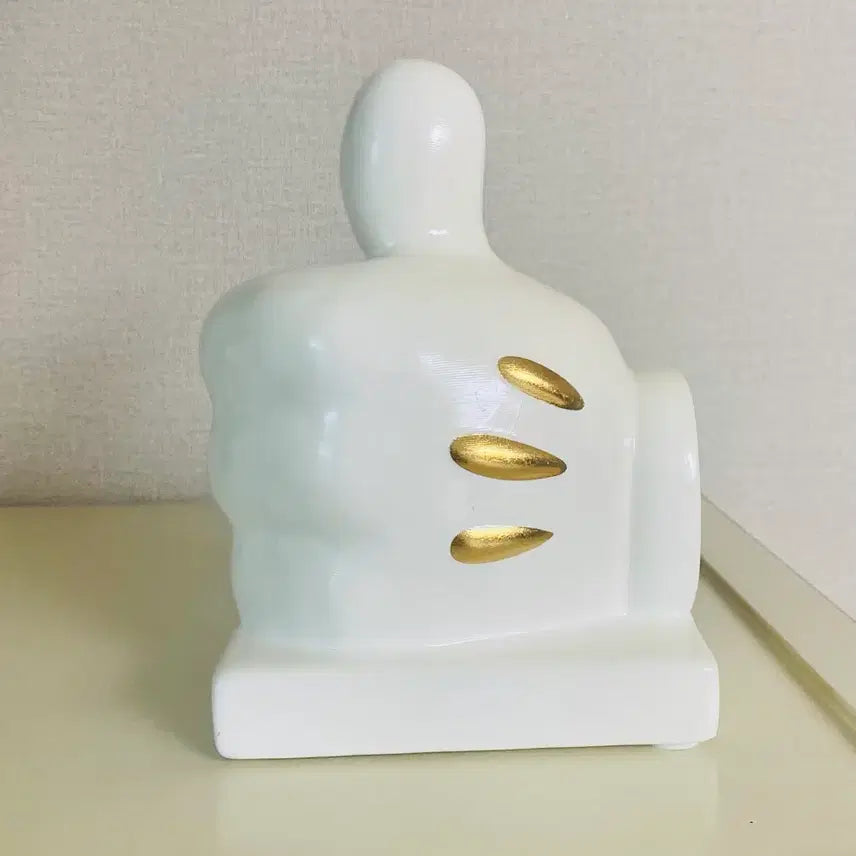 [BUNJANG] Mickey Mouse Hand Hanger Figurine &amp; Bookend Set / 미키 손 행어 피겨린 &amp; 북앤드