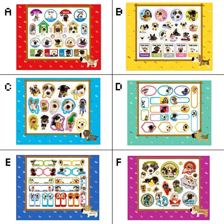[BUNJANG] The Dog Sticker Book / [고전문구] 더독 강아지 스티커북