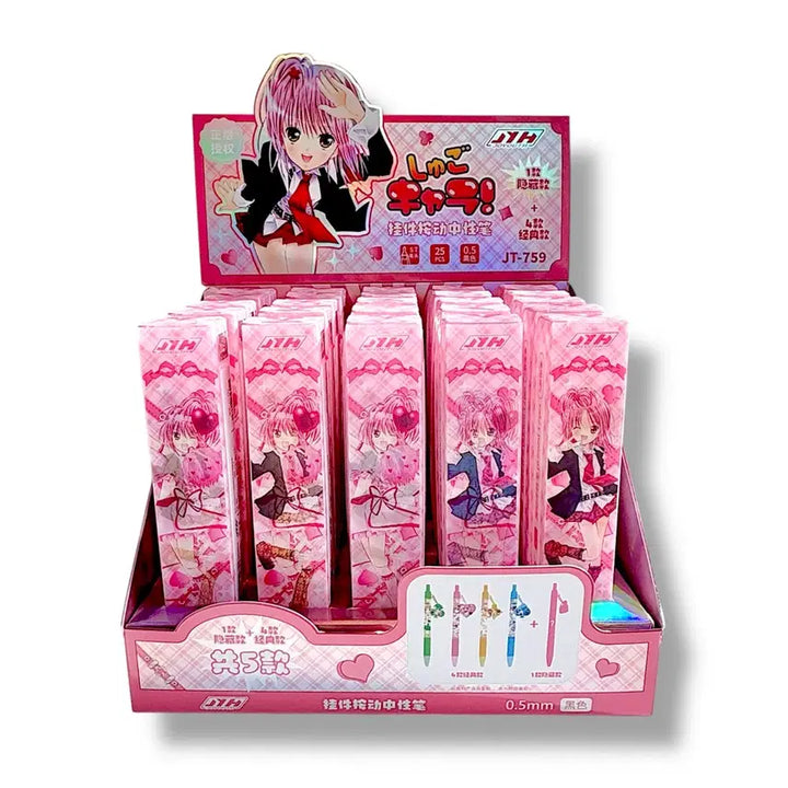 [BUNJANG] Character Change Hologram Random Keyring Ballpoint Pen / 캐릭캐릭 체인지 홀로그램 랜덤 키링 볼펜