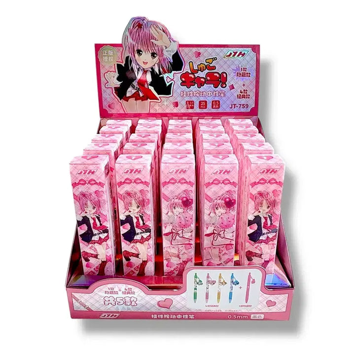 [BUNJANG] Character Change Hologram Random Keyring Ballpoint Pen / 캐릭캐릭 체인지 홀로그램 랜덤 키링 볼펜