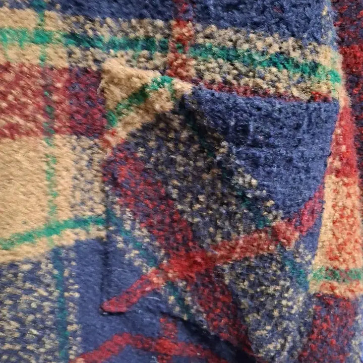 [BUNJANG] Checkered Shirt Cardigan Jacket - Large / 체크 셔츠 가디건 자켓 라지