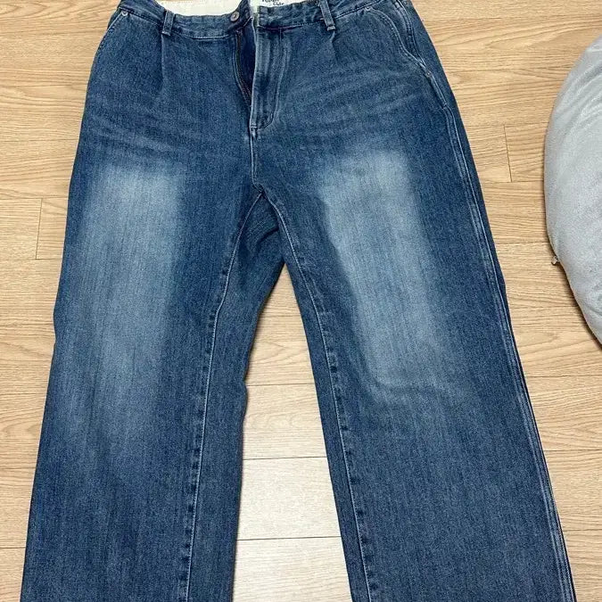 [BUNJANG] Drape Denim (Light Blue) / [3] 러프사이드 드레이프 데님 라이트블루