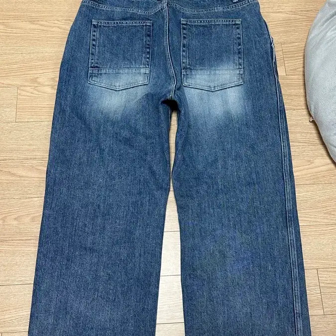 [BUNJANG] Drape Denim (Light Blue) / [3] 러프사이드 드레이프 데님 라이트블루