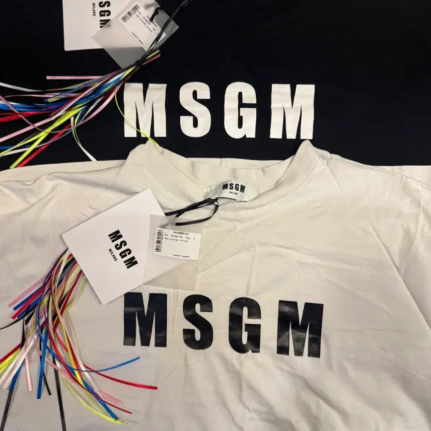 [BUNJANG] MSGM Logo Print T-shirt / (오버L) MSGM 로고 프린트 반팔