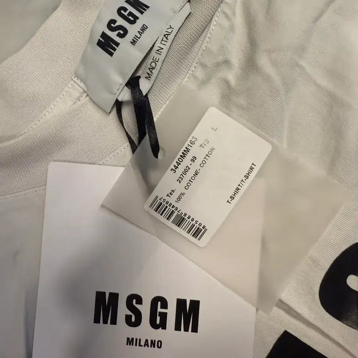 [BUNJANG] MSGM Logo Print T-shirt / (오버L) MSGM 로고 프린트 반팔