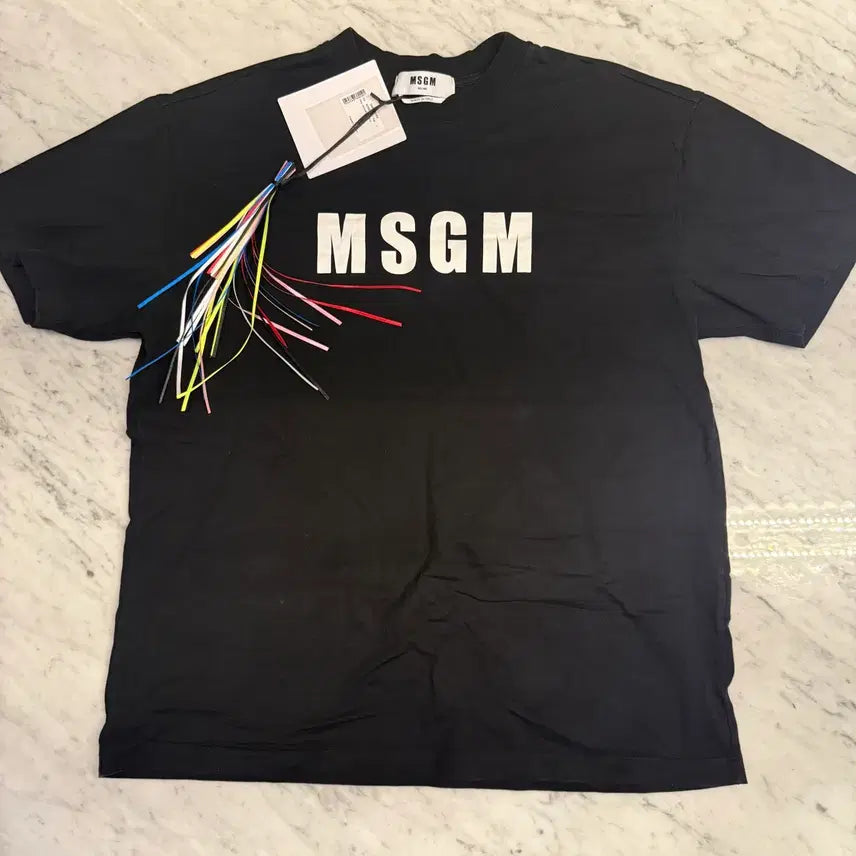 [BUNJANG] MSGM Logo Print T-shirt / (오버L) MSGM 로고 프린트 반팔