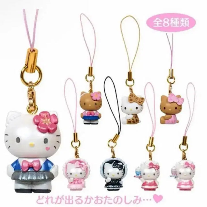 [BUNJANG] Sanrio Hello Kitty Trading Mascot Strap Keyring (2nd Gen) / 산리오 헬로키티 트레이딩 마스코트 스트랩 키링 2탄 일본정식수입 (랜덤)