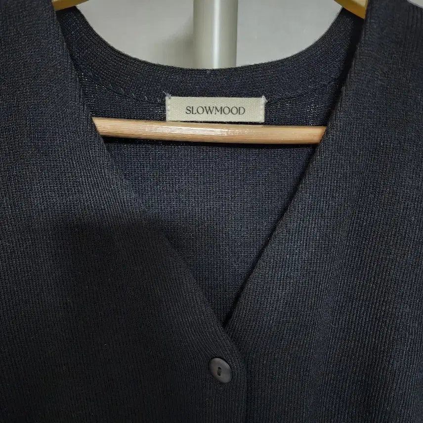 [BUNJANG] Slow and Plain Day Basic Cardigan Black / 슬로우앤드 플레인 데이베이직 가디건 블랙