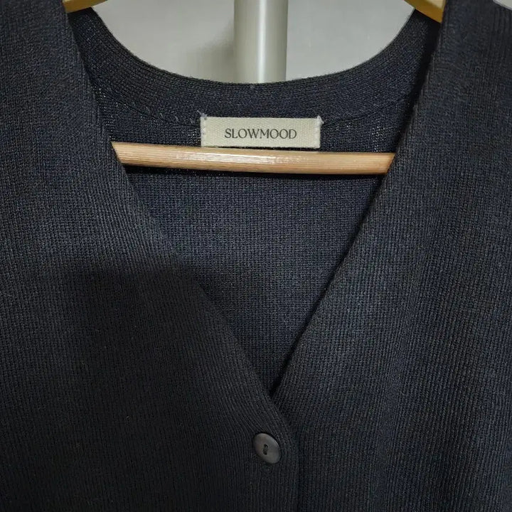 [BUNJANG] Slow and Plain Day Basic Cardigan Black / 슬로우앤드 플레인 데이베이직 가디건 블랙