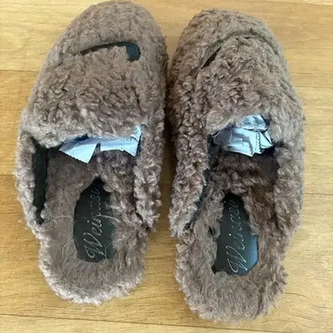[BUNJANG] Nike Brown Fur Slippers / #마지막 가격 내림#나이키 브라운 털 슬리퍼
