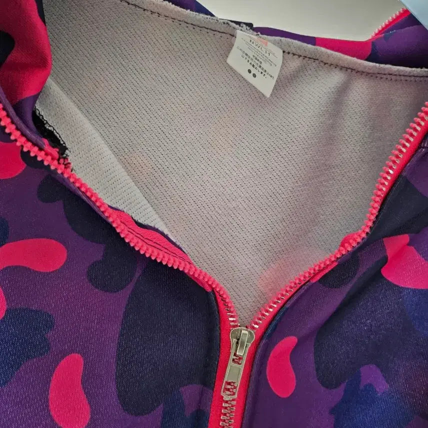 [BUNJANG] Pink Military Hoodie Jacket / 여자 보라핑크 밀리터리 후드집업 66~88사이즈