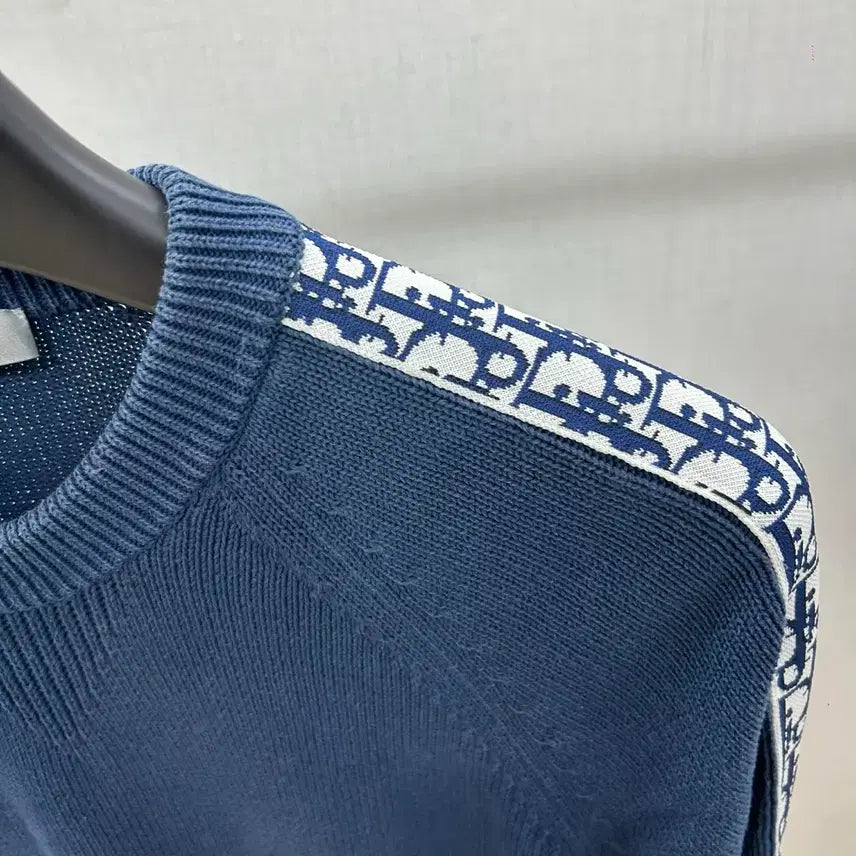 [BUNJANG] Dior Oblique Insert Knit Sweater / [S]디올 오블리크 인서트 니트
