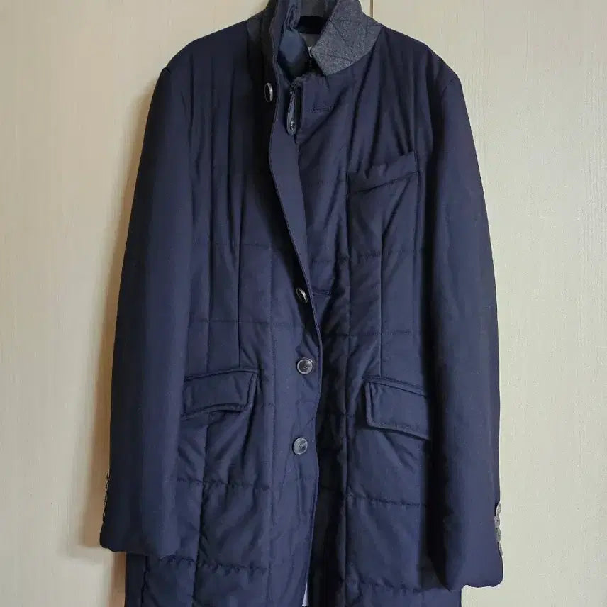 [BUNJANG] ZIG Men's Navy Padded Coat M / (지이크) 남자 남색 패딩코트 M(95)사이즈