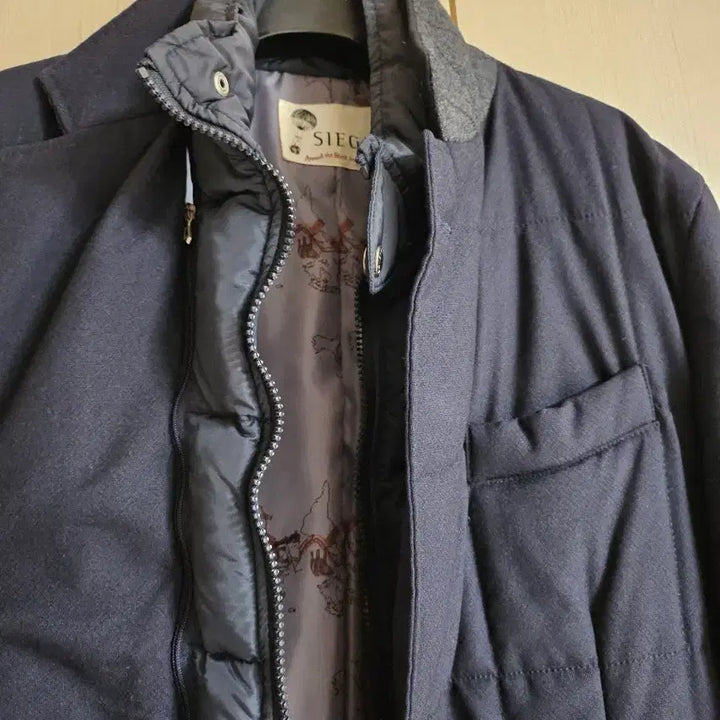 [BUNJANG] ZIG Men's Navy Padded Coat M / (지이크) 남자 남색 패딩코트 M(95)사이즈