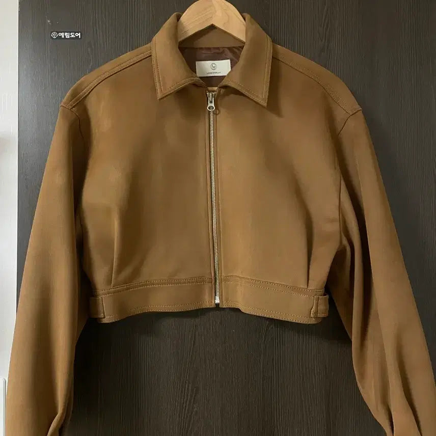 [BUNJANG] London Plat Suede Short Jacket / 런던플랏 스웨이드 숏자켓