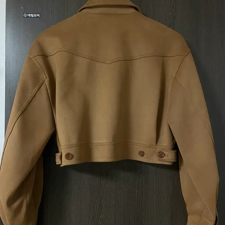[BUNJANG] London Plat Suede Short Jacket / 런던플랏 스웨이드 숏자켓