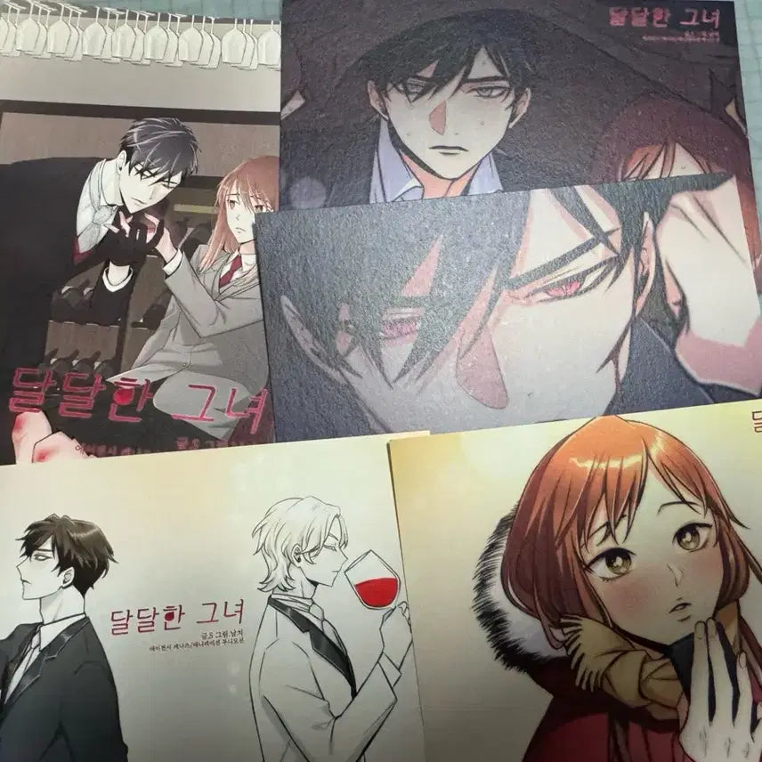 [BUNJANG] Sweet Girl Postcard Set / 달달한 그녀 엽서 세트