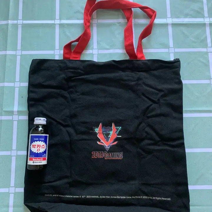 [BUNJANG] Spider-Man: Across the Spider-Verse Eco Bag / 새제품-스파이더맨 어크로스 더 유니버스 블랙 에코백