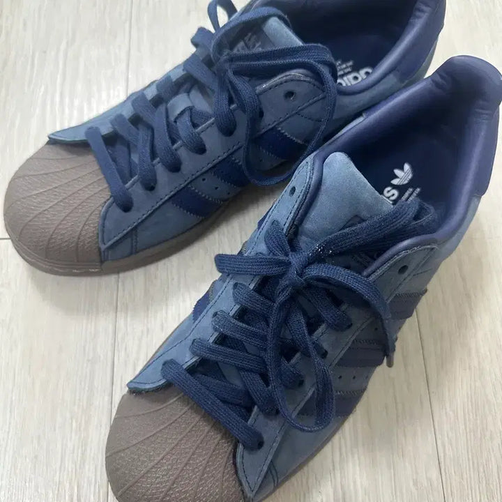 [BUNJANG] Adidas Superstar Dark Navy Sneakers / 아디다스 슈퍼스타 다크 네이비