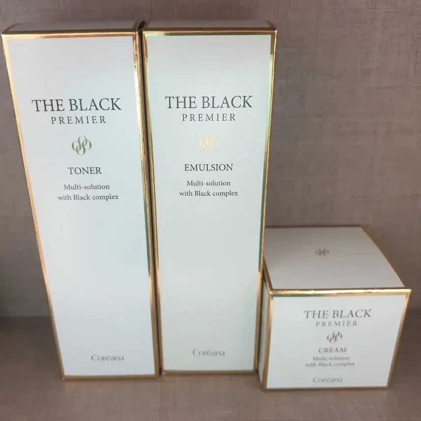 [BUNJANG] Koreana The Black Premier Bundle Set / 코리아나 더 블랙 프리미어 3종 일괄