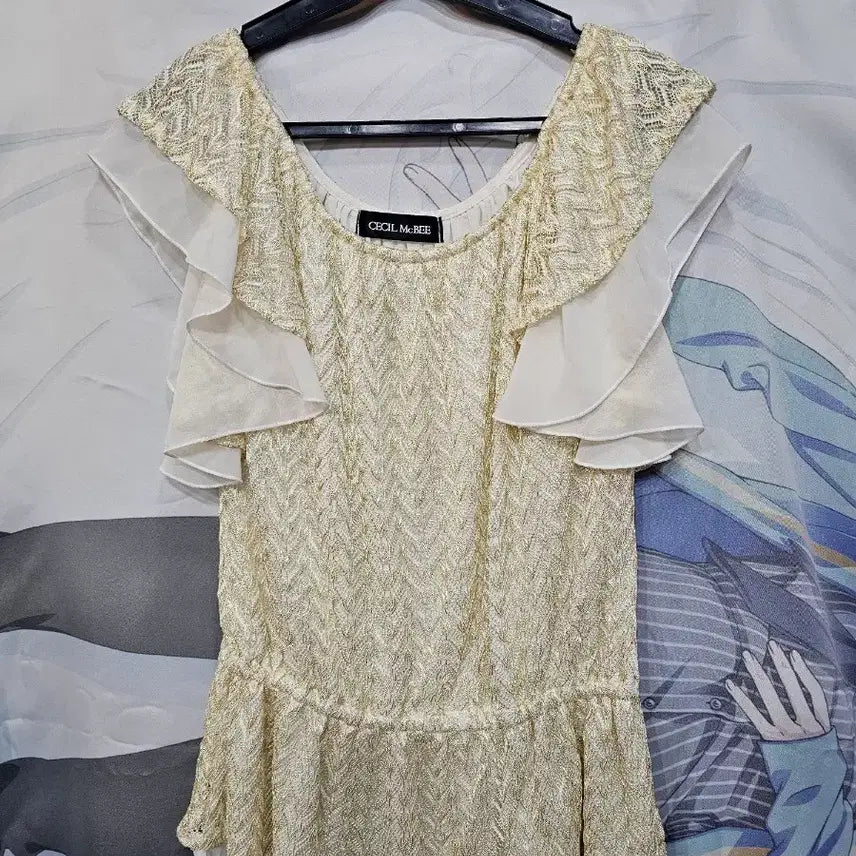 [BUNJANG] CECIL McBEE Frill Blouse / CECIL McBEE 프릴 블라우스