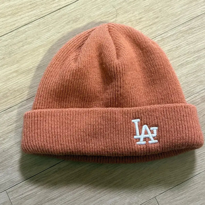 [BUNJANG] LA Dodgers Orange Knit Beanie / LA 로스앤젤레스 주황색 니트 비니