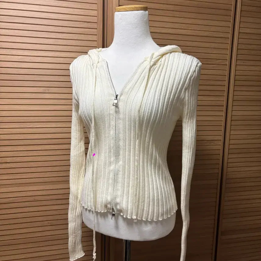 [BUNJANG] De Ob, Rosum, J, Bless Shop, Henne Hooded Knit Top / 청순 후드 집업 니트 /수입의류 드오브 로썸제이 블레스샵 엉넬 홀복 헨느