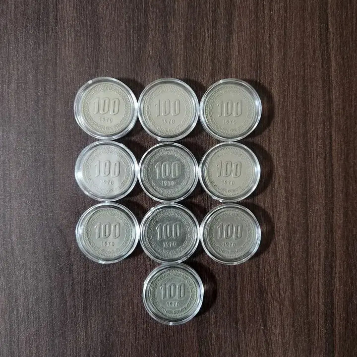 [BUNJANG] 100 Won Coin 1970 10pcs / 100주, 1970년 초년도 10매 ( 특특년도))