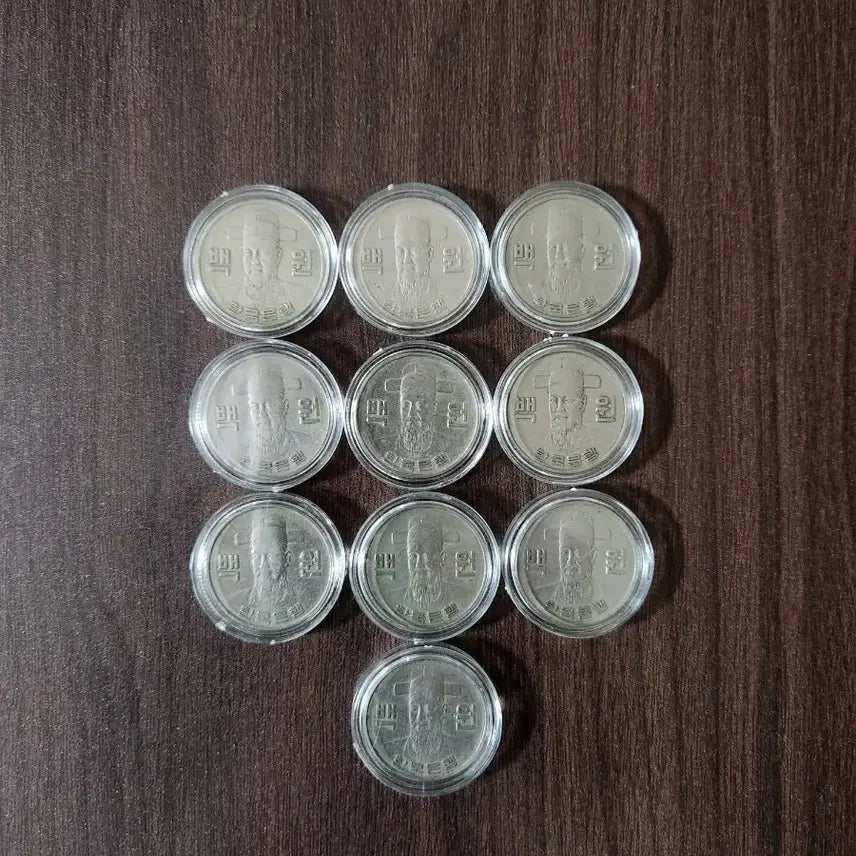 [BUNJANG] 100 Won Coin 1970 10pcs / 100주, 1970년 초년도 10매 ( 특특년도))