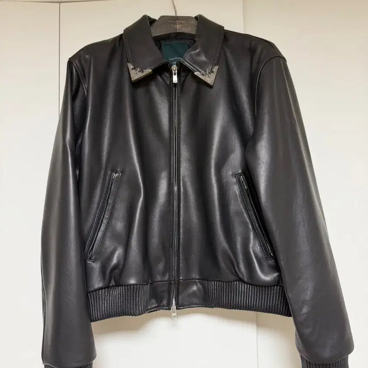 [BUNJANG] Under My Car Chandelier Leather Jacket / 언더마이카 샹들리에 가죽자켓[1]