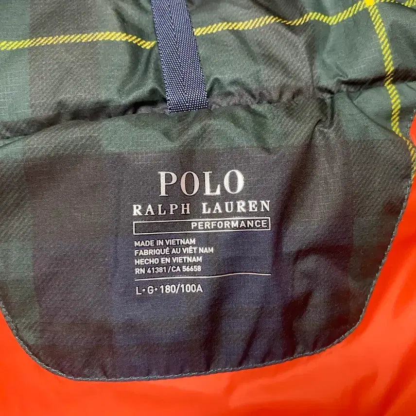 [BUNJANG] Polo Ralph Lauren Tartan Check Long Down Jacket (Size L) / 폴로 랄프로렌 타탄체크 롱패딩 사이즈L