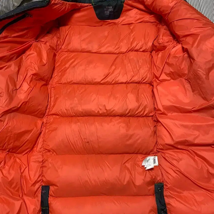 [BUNJANG] Polo Ralph Lauren Tartan Check Long Down Jacket (Size L) / 폴로 랄프로렌 타탄체크 롱패딩 사이즈L