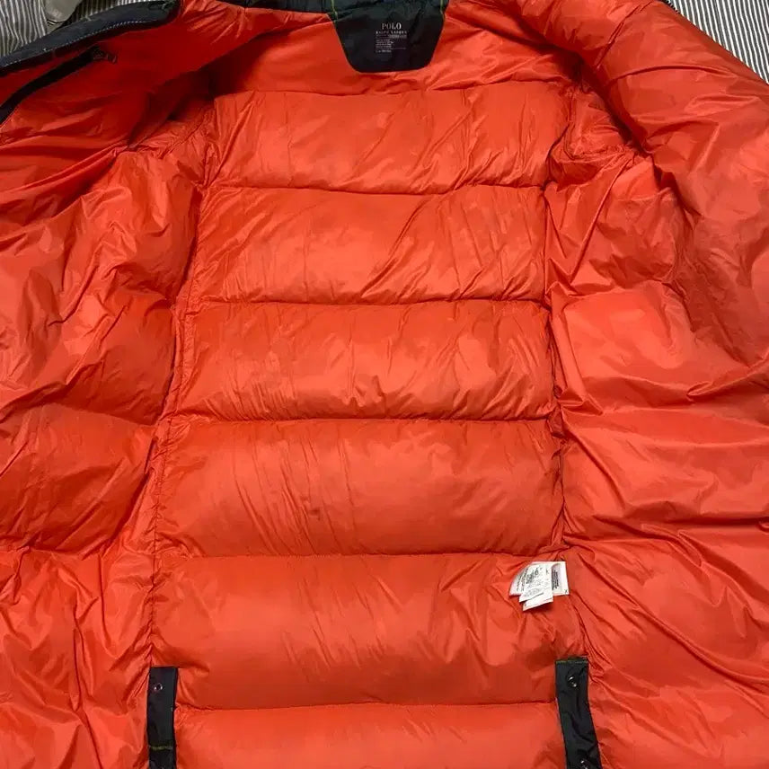 [BUNJANG] Polo Ralph Lauren Tartan Check Long Down Jacket (Size L) / 폴로 랄프로렌 타탄체크 롱패딩 사이즈L