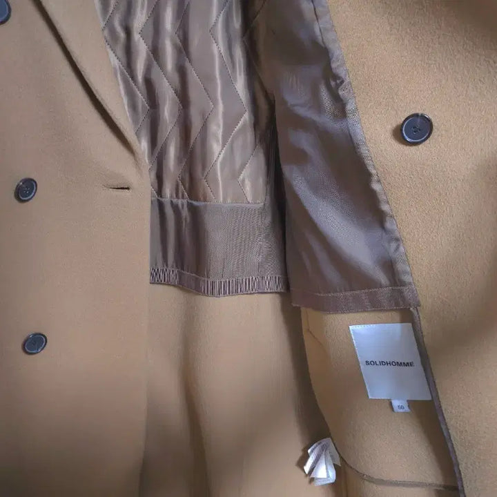 [BUNJANG] Solid Homme Cashmere Double Coat / [솔리드옴므][50] 캐시미어 47% 더블 코트