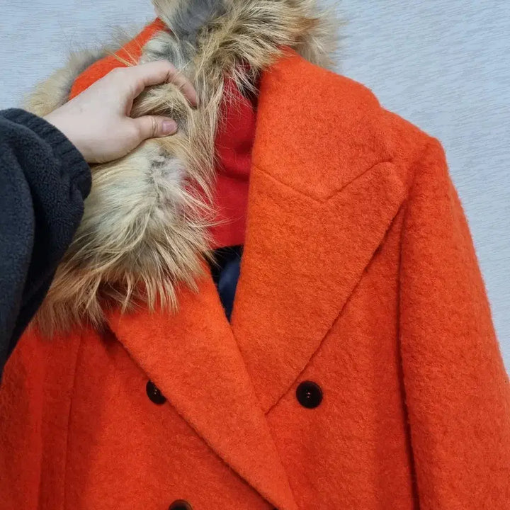 [BUNJANG] O!Z econd Alpaca Double Coat / ㅡ오즈세컨 알파카 더블코트 여1 ㅡ0129