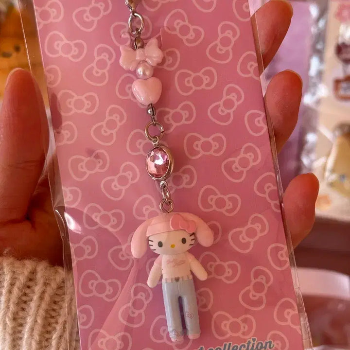 [BUNJANG] Hello Kitty Rabbit Keyring / 헬로키티 클로젯 컬렉션 토끼 키링