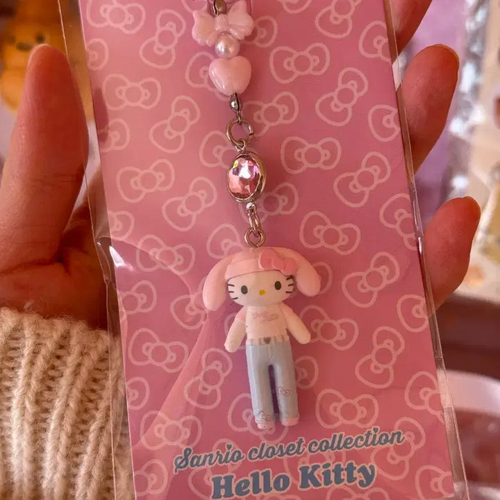 [BUNJANG] Hello Kitty Rabbit Keyring / 헬로키티 클로젯 컬렉션 토끼 키링