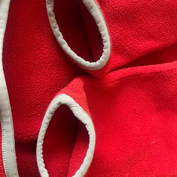 [BUNJANG] Patagonia USA Synchilla Red/Grey Fleece Anorak / 파타고니아 usa 신칠라 레드/그레이 플리스 후리스 아노락 맨투맨