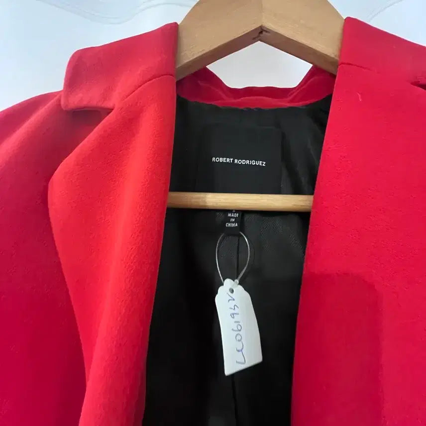 [BUNJANG] Robert Rodriguez Red Double Button Blazer / 미국브랜드 로드리게즈 레드 자켓