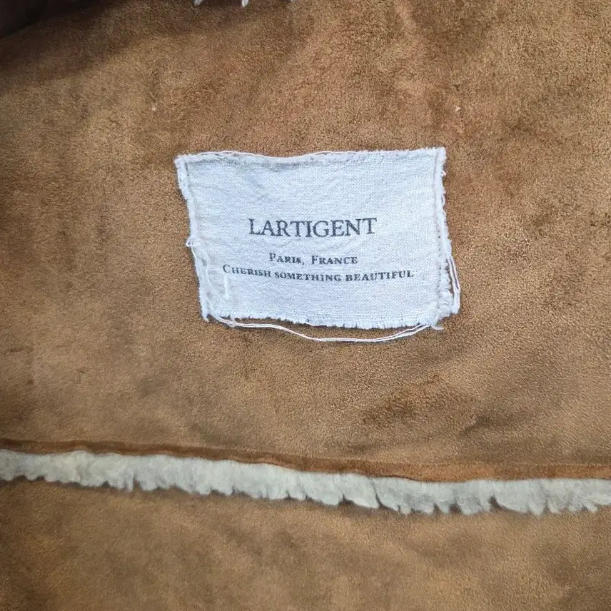 [BUNJANG] Latizen Suede Vintage Sherpa Mustang Vest / 라티젠 스웨이드 빈티지 셰르파 무스탕 조끼 프리 남성 m