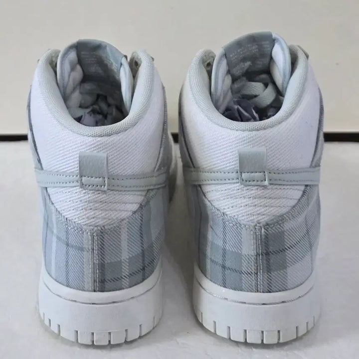 [BUNJANG] Nike Dunk High Retro SE Mint Plaid Sneakers / [265] 나이키 덩크 하이 레트로 SE 민트플래드ㅡ단종매물,최저가