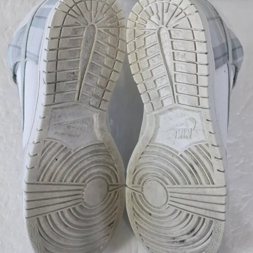 [BUNJANG] Nike Dunk High Retro SE Mint Plaid Sneakers / [265] 나이키 덩크 하이 레트로 SE 민트플래드ㅡ단종매물,최저가