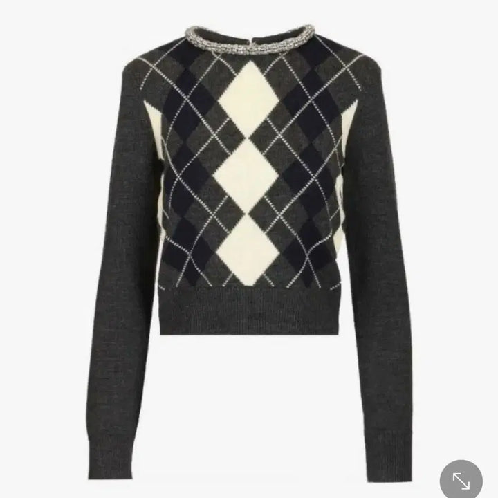 [BUNJANG] Self-Portrait Argyle Knit / 새상품) 셀프포트레이트 아가일 니트