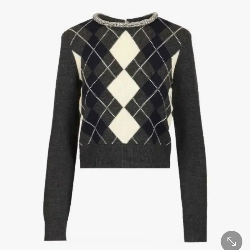 [BUNJANG] Self-Portrait Argyle Knit / 새상품) 셀프포트레이트 아가일 니트