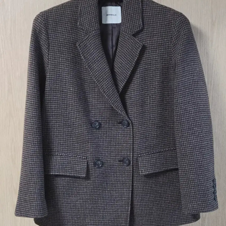[BUNJANG] Beanpole Ladies Tweed Double Jacket Wool Blend / 빈폴 레이디스 트위드 더블 자켓 울 블랜드