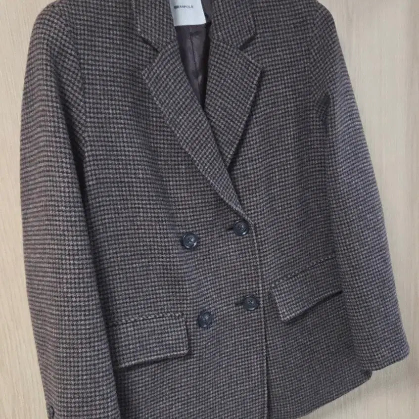 [BUNJANG] Beanpole Ladies Tweed Double Jacket Wool Blend / 빈폴 레이디스 트위드 더블 자켓 울 블랜드